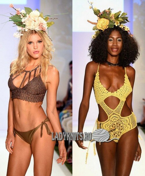 Вязаная пляжная мода (часть 2) – коллекция Baes and Bikinis Swim Miami 2017  